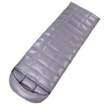 Adult Ultralight Envelope Goose Down Sleeping Bag Outdoor Backpacking Camping Hiking Travel Spring Summer Autumn Winter Portable