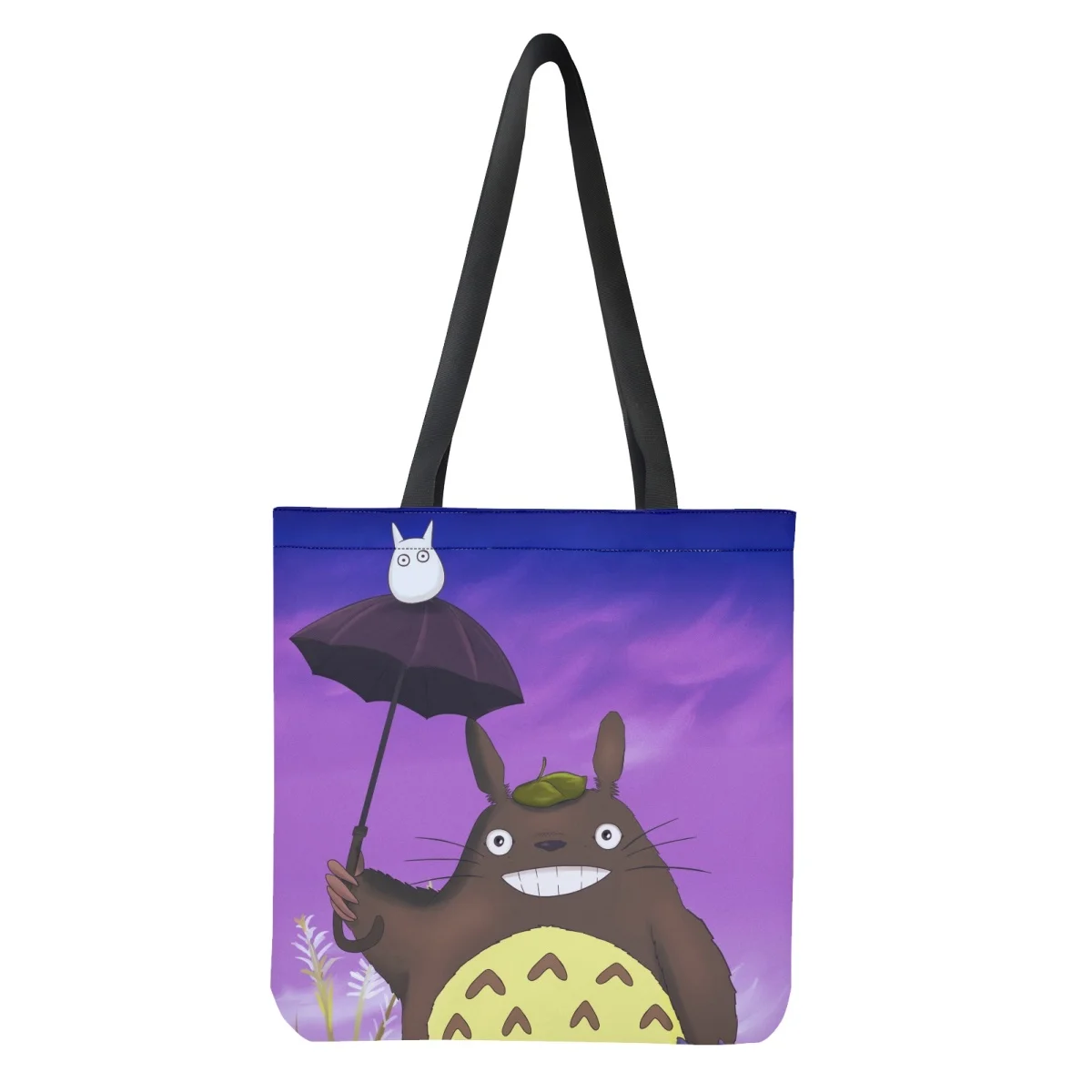 My Neighbor Totoro Anime Shoulder Bags for Women Totes 2023 Large Capacity Travel Shopping Girls School Bag Canvas Grocery Bags