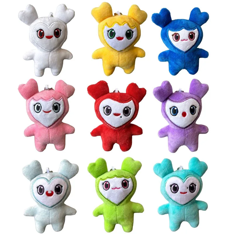 

3/9pcs Lovelys Korean Super Star Plush Toy Cartoon Animal TWICE Momo Keychain Pendant Cute Plushie Doll For Fans ONCE Girls