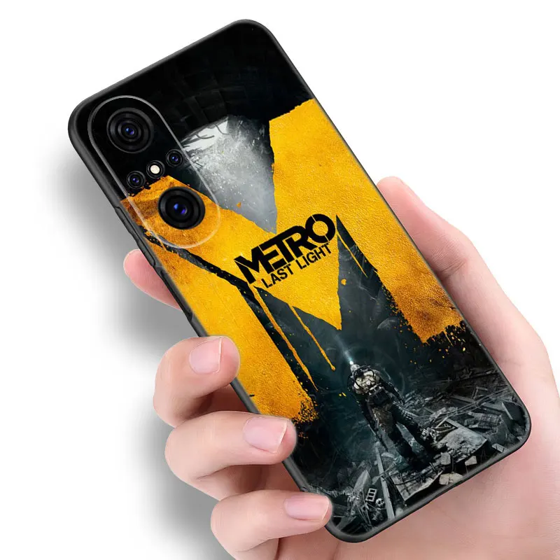 Черный силиконовый чехол для телефона Metro 2033 Huawei Nova 8 9 10 SE 11 Ultra 12 Pro 7i 8i 11i 11E Y70 Plus Y60