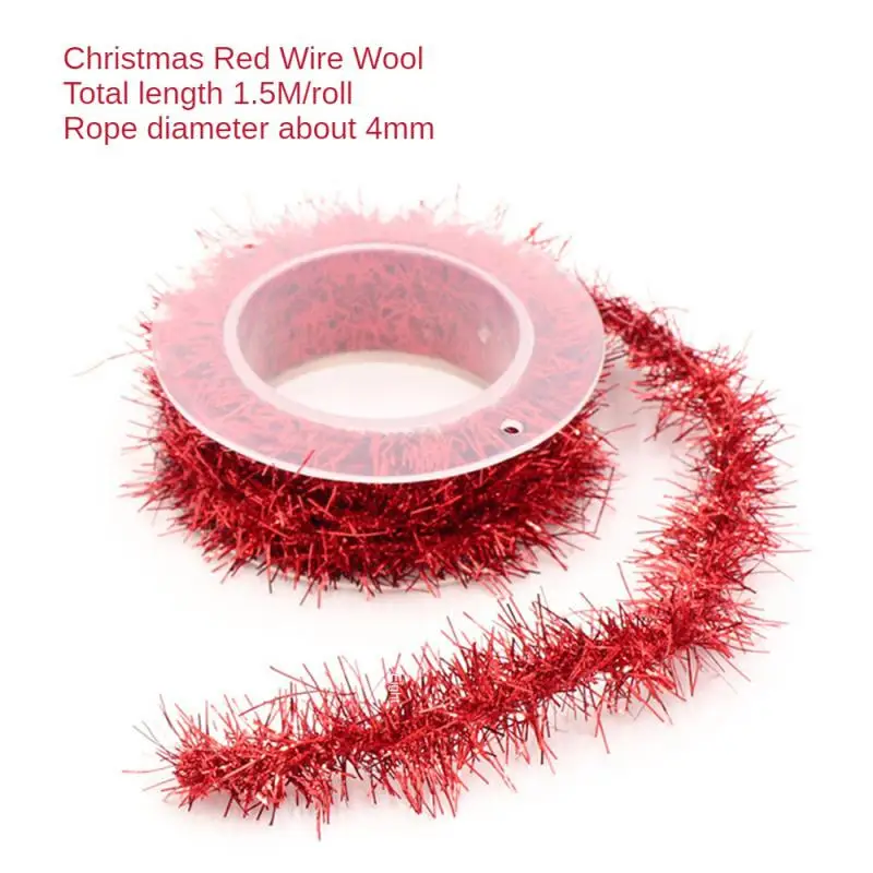 Рождественские ленты-трости гирлянда украшения для рождественской елки зеленые