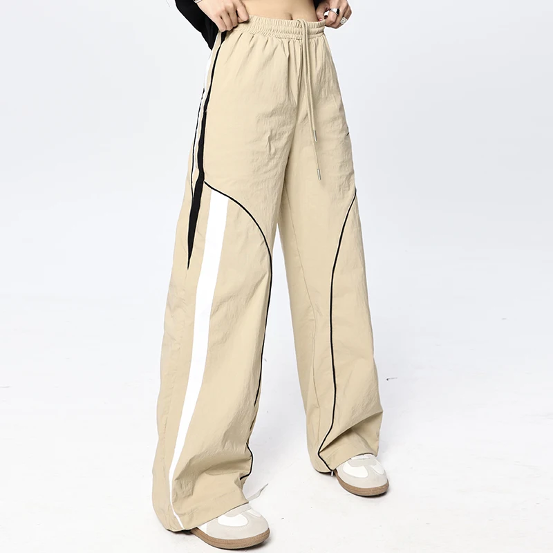

Осенние мужские полосатые мешковатые брюки-джоггеры в стиле хип-хоп пэчворк спортивные брюки с Кулиской уличная одежда в стиле Харадзюку повседневные Модные тренировочные брюки
