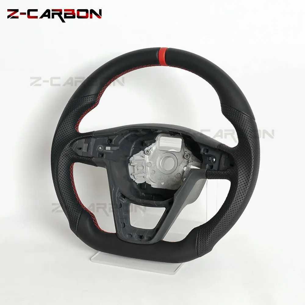 Для Seat Leon FR Cupra 5F Ibiza 6F mk3 Ateca MK4 Arona ST 2014-2019 полностью кожаный руль автомобильные