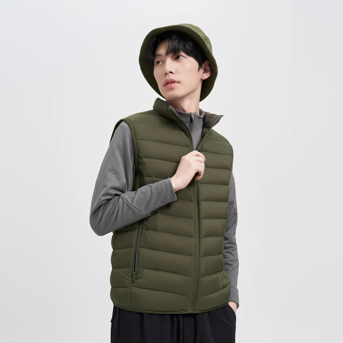 BOSIDENG 2024 Новый пуховой жилет для женского Зимнего пухового жилета с