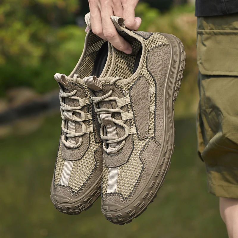 2024 модная универсальная летняя спортивная трендовая мужская обувь с сеткой