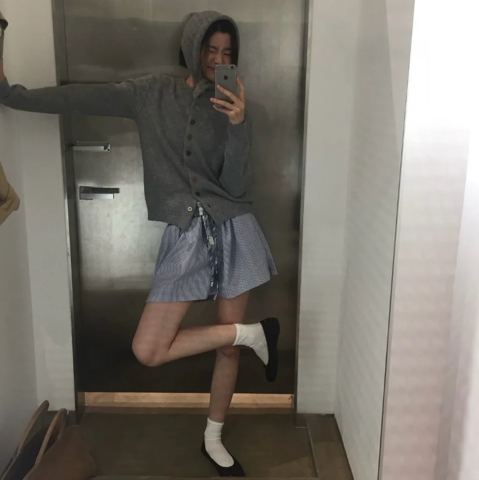 Отправьте 2024 осень Южная Корея Nie * Eh цветные пуговицы вязаный свитер кардиган