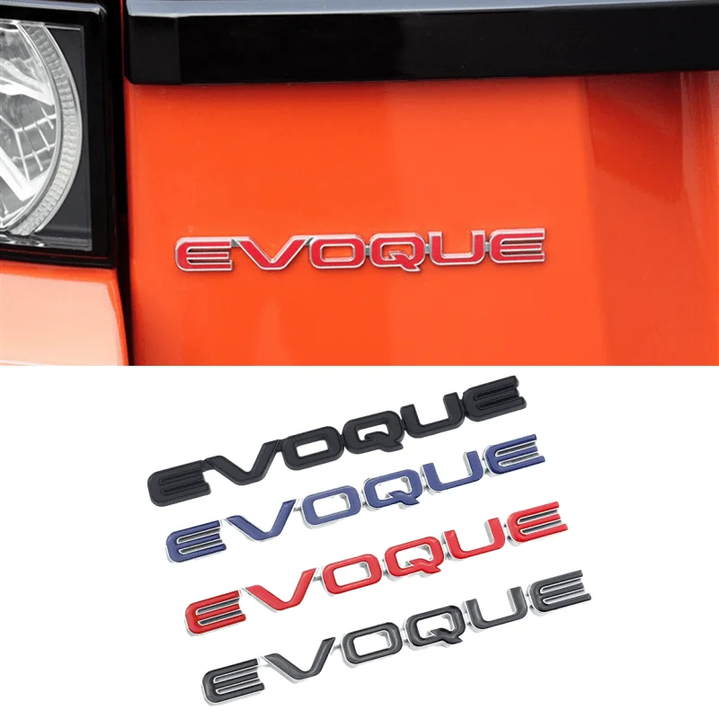 

3D Metal Alloy Car Rear Trunk Emblem Sticker for Land Rover EVOQUE Range Rover Velar Sport Vogue Discovery 2 3 4 Defender L322