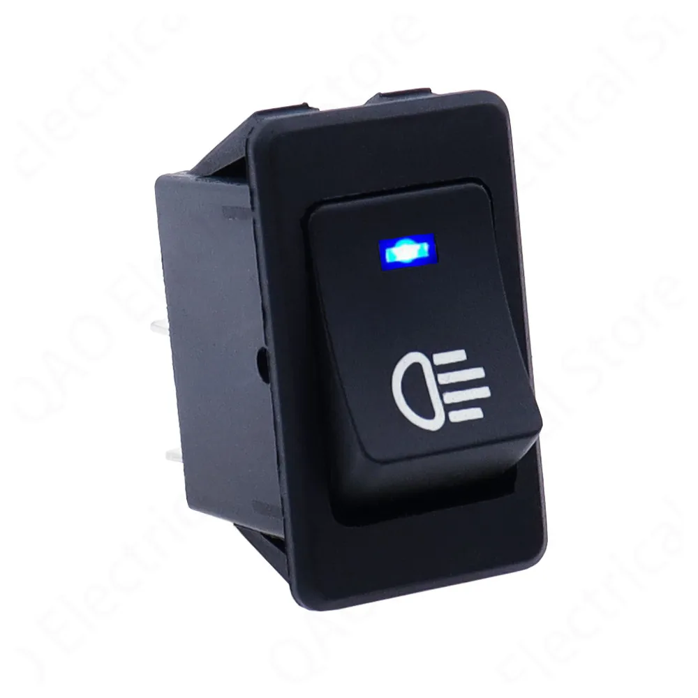 

Автомобильный переключатель противотуманной фары KCD4 красный