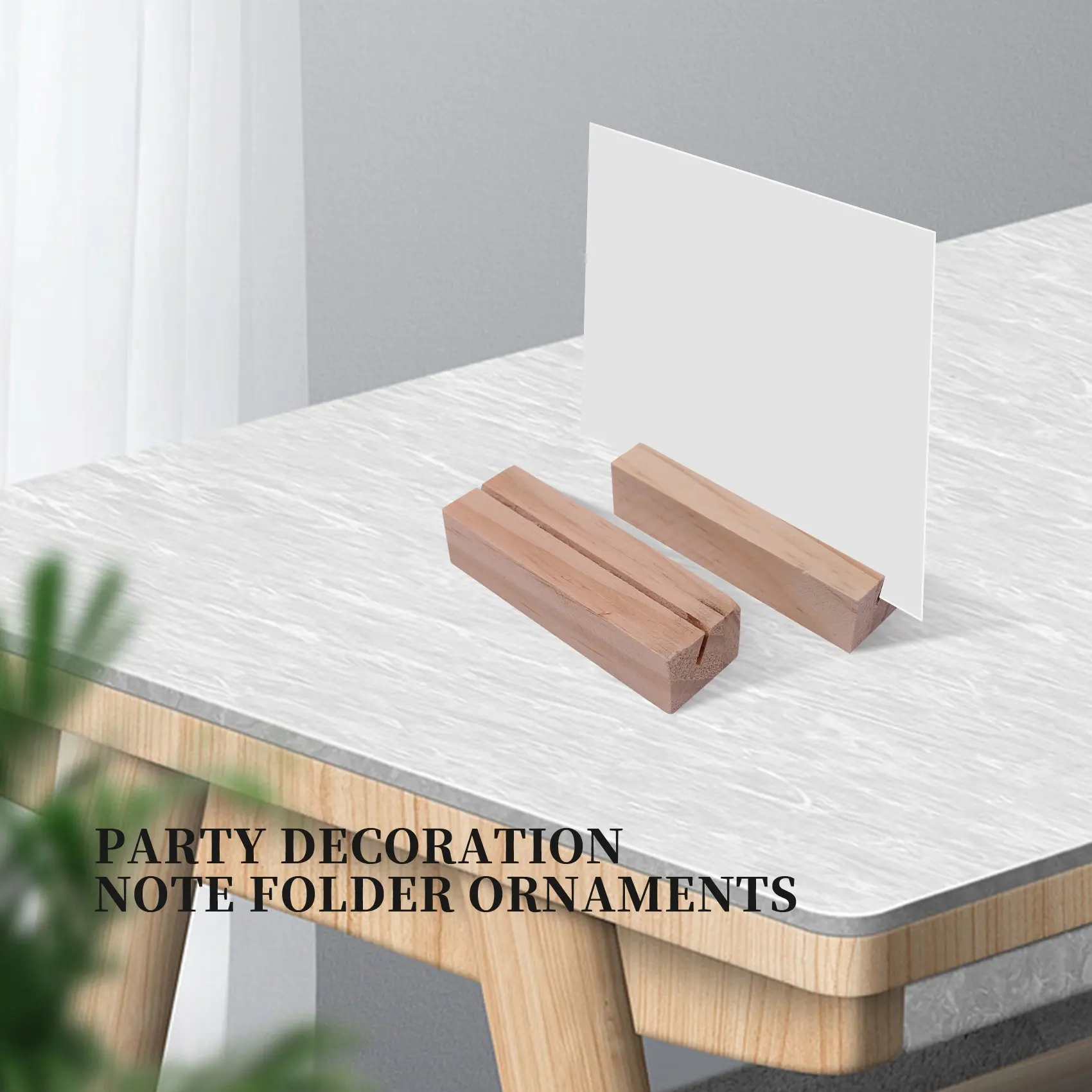 Держатели для карточек из дерева (20 штук) деревянные держатели номеров столов, зажимы для записок и ремесла для свадебного дня.