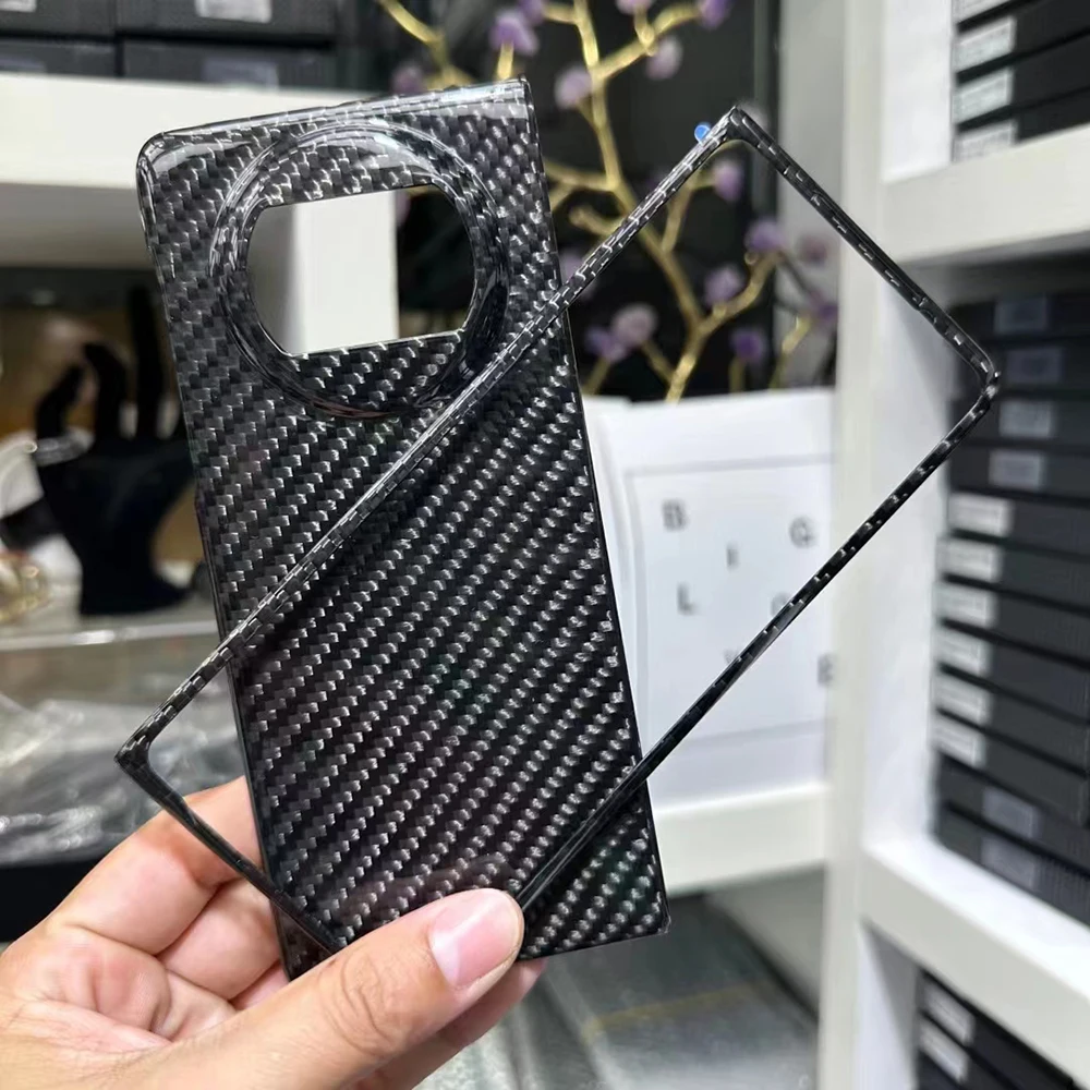

Smhdmy Real Aramid Fiber Carbon Fiber For Huawei Mate X3 Case Phone Ultra-thin Anti-fall Business Mate X3 5G Shell CASE Cover