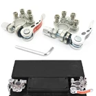 Клеммы для автомобильных аккумуляторов, 12 В, 24 В, 1 пара