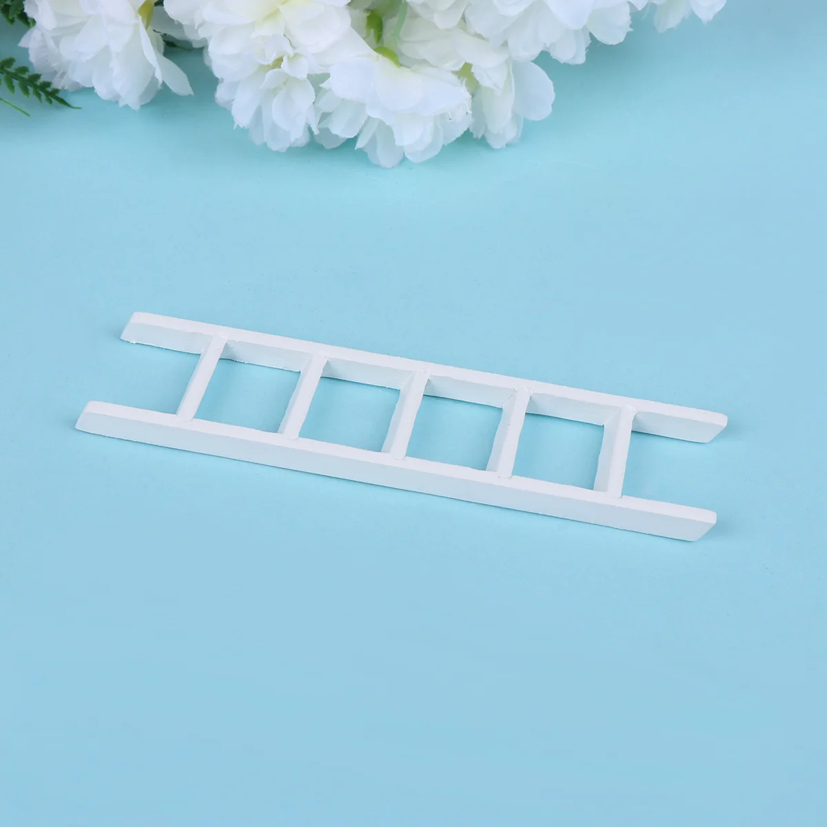 

Ladder Mini Miniature Wooden Decor Railing Stair Wood House Farmhouse Step Tray Tiered Ladders Handrail Furniture Diy Scale 12
