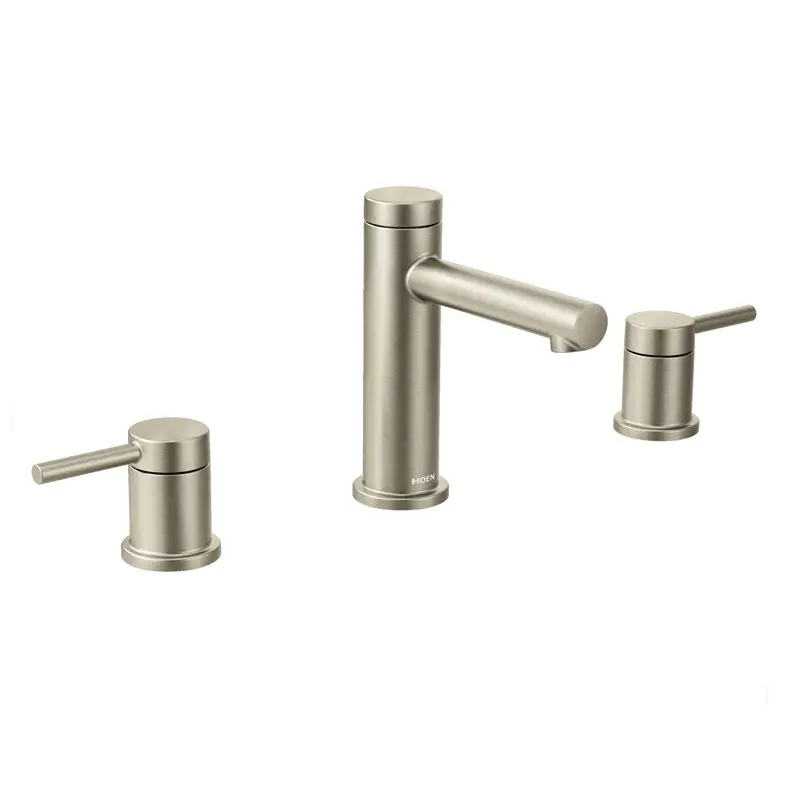 

Brushed Nickel Two Handle Bathroom Faucet