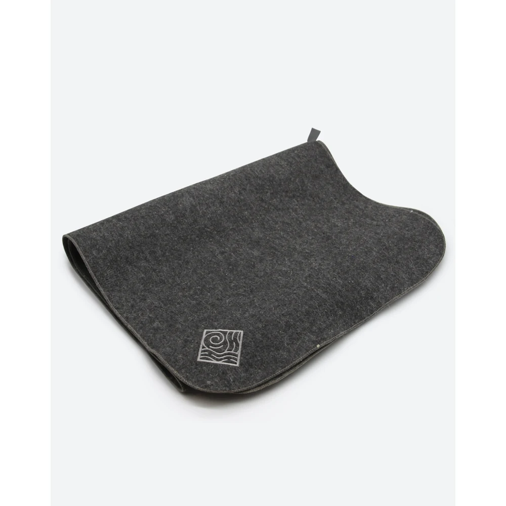 Ковер большой/Скрутка/лежак для бани/ коврик с вышивкой VALENOK BIG GREY 1800х600 мм