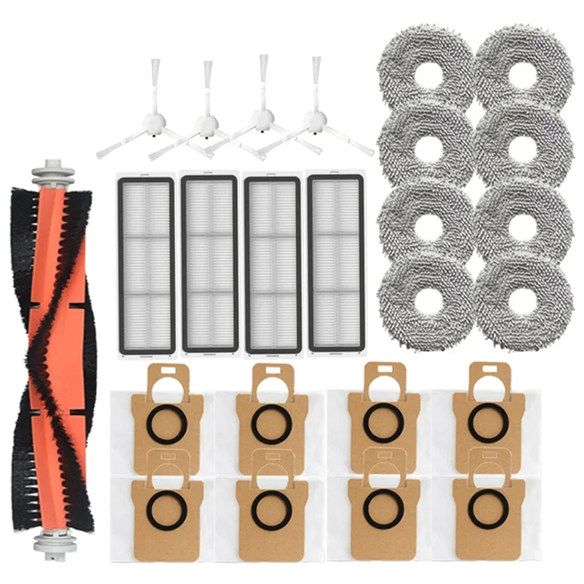 Для XIAOMI Mijia Omni 1S B101CN B116 Robot/Dreame S10 S10+ Запчасти для пылесосов Основная боковая щетка