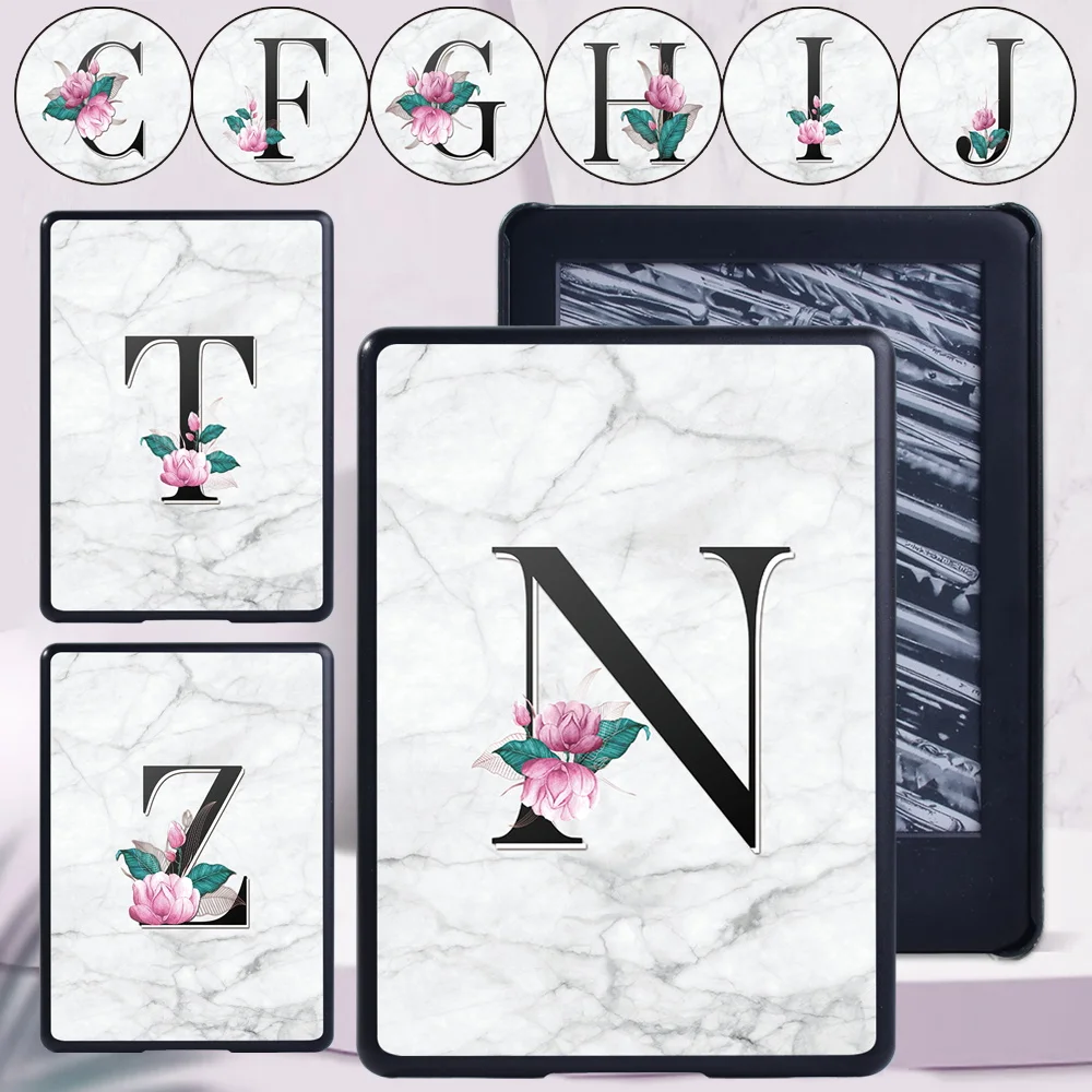 

For Amazon Kindle Paperwhite 1 2 3 4/Kindle 8th Gen 2016/10th Gen 2019 Funda Anti-fall Plastic Tablet Back Shell+Stylus