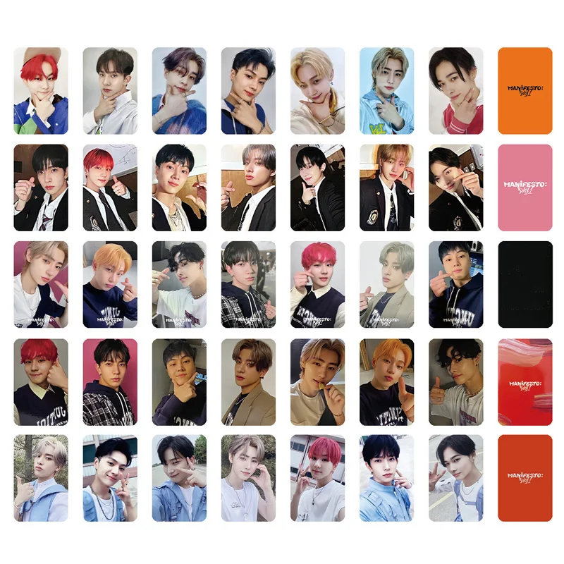 

EN Photocards Kpop Jake Fever NI KI Album MANIFESTO Photos Card SUNOO SUNGHOON JUNGWON Lomo Cards Stray Kids K Pop Accessories