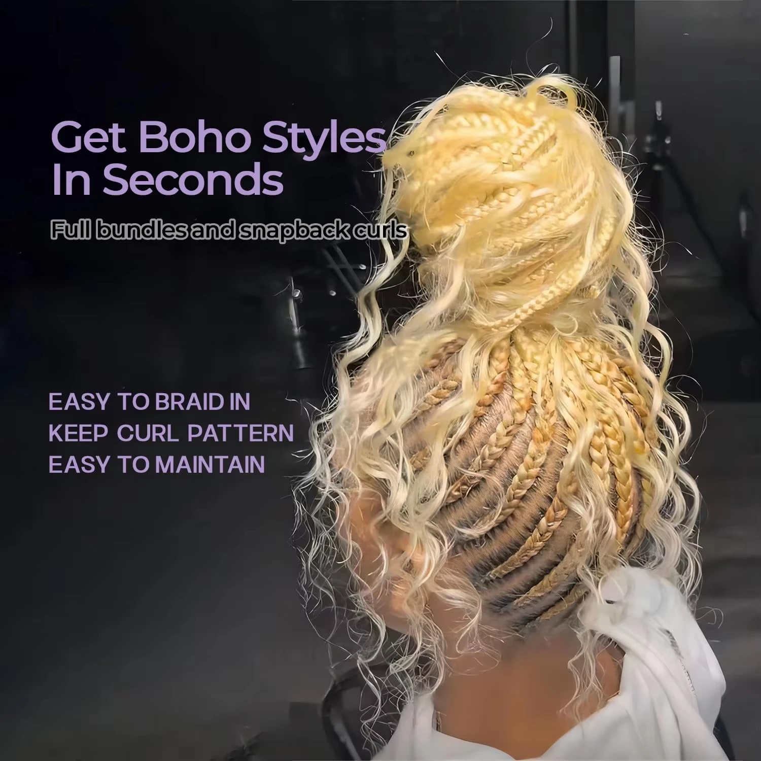 Глубокая волна 24 26 28 30 дюймов бразильские волосы Remy 613 светлые пучки плетения 100%