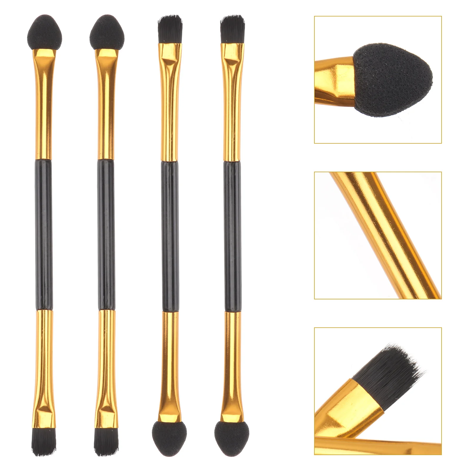 

Eyeshadow Brush Makeup Eye Sponge Brushes Applicators Applicator Set Professional Tools Tipped Reusable Applier Blending Spoolie