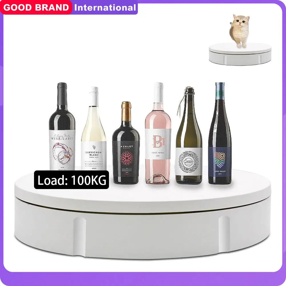 Поворотный стол с углом поворота 360 градусов для фотосъемки 100 кг Автоматический