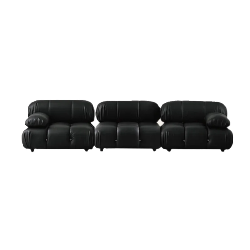 

Classic Modular Sofa Retro Style Quiet Style Minimalist Camaleonda Leather Sofa