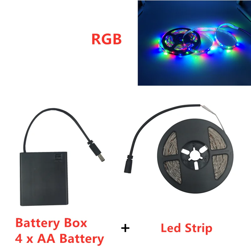

Светодиодная гибкая лента с питанием от USB, 5 В, 50 см, 1 м, 2 м, 3 м, 5 м
