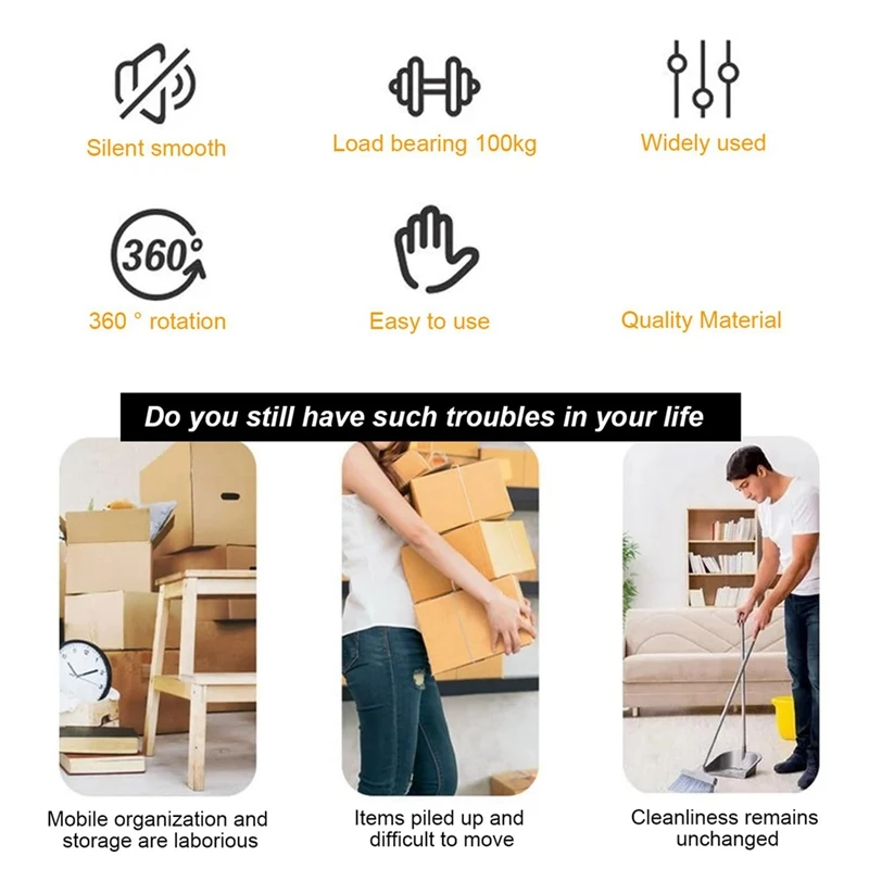 Мини-ролики для мелкой бытовой техники самоклеящиеся ролики из нержавеющей