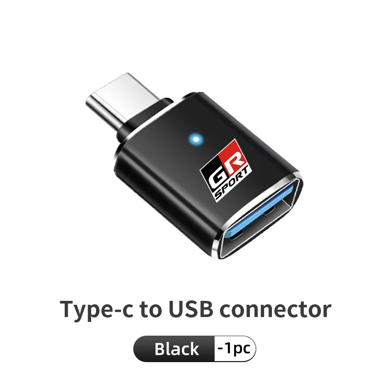 

Конвертер типа C в USB-порт, адаптер для зарядного кабеля, окружающий свет для Toyota GR Sport Corolla C-HR C HR Avensis Yaris