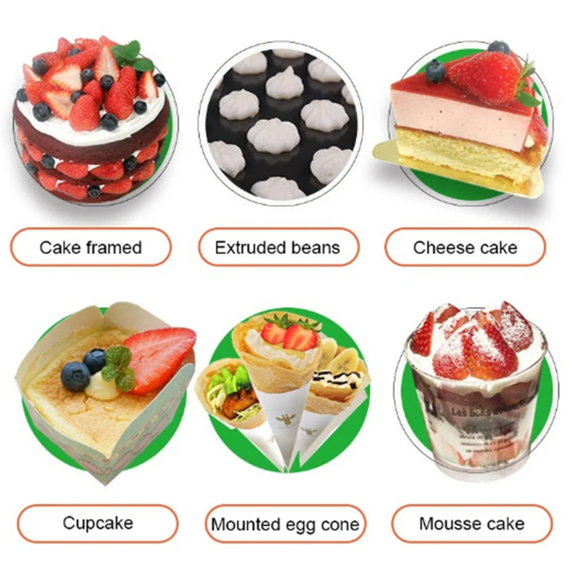 4 шт. кондитерский мешок силиконовая глазурь крем кондитерские насадки сумки для