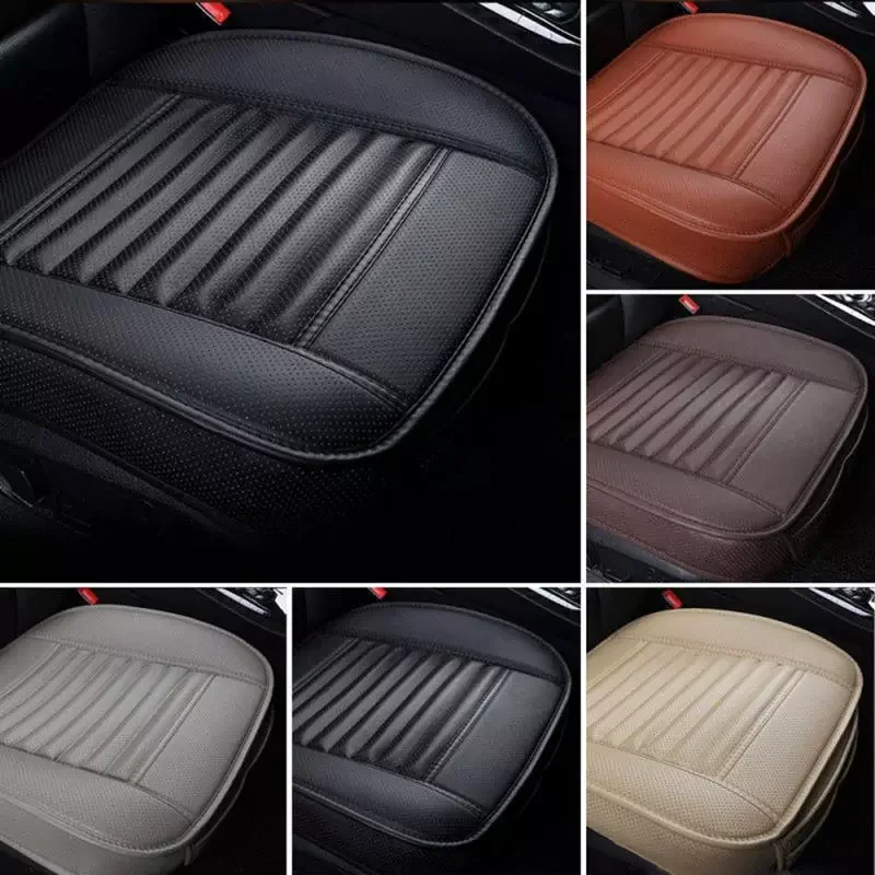 

Car Seat Cover Breathable PU Leather Pad Mat For Auto Chair Cushion Car Front Seat Cover Four Seasons Anti Slip Mats