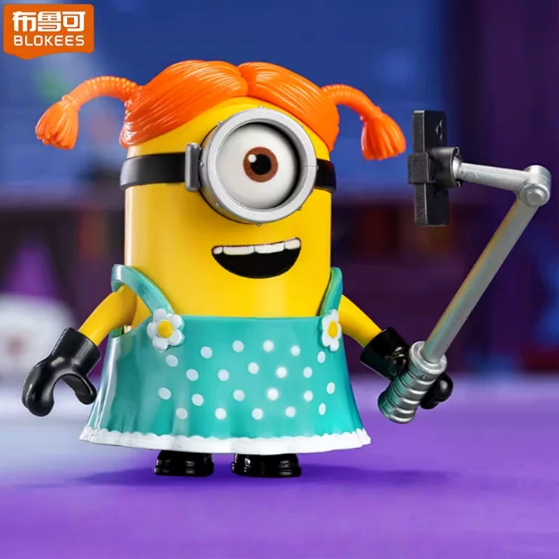 Фото Конструктор Blokees Minions Magic Edition: Фабрика джема, 3D-модель микро-сцены, версия 1, набор для сборки персонажей мультфильмов №5
