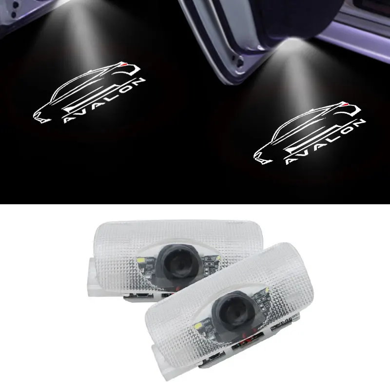 

2Pcs Car Door Welcome Light Ghost Shadow Light For Toyota Toyota AVALON Second Style LED Car Door Light Laser Projector Lamp