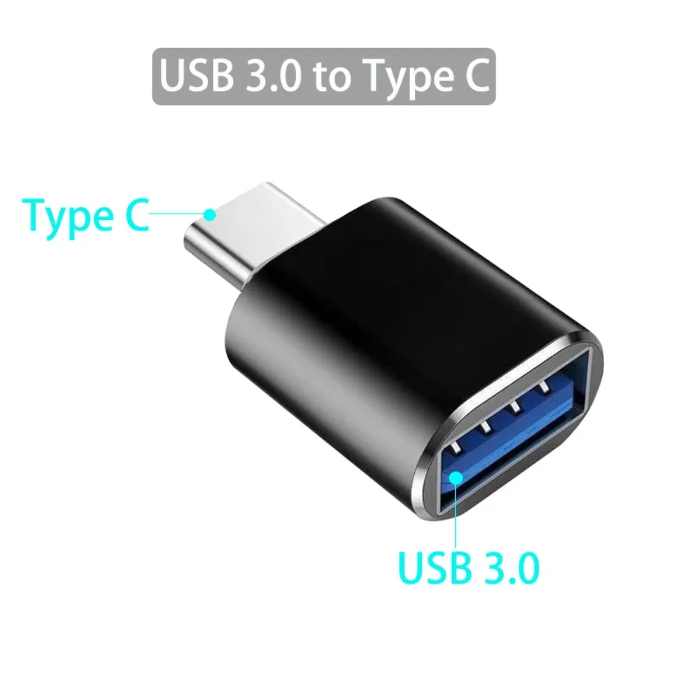Переходник USB3.0 на тип C разъем USB A к USBC конвертер OTG типа автомобильный зарядный