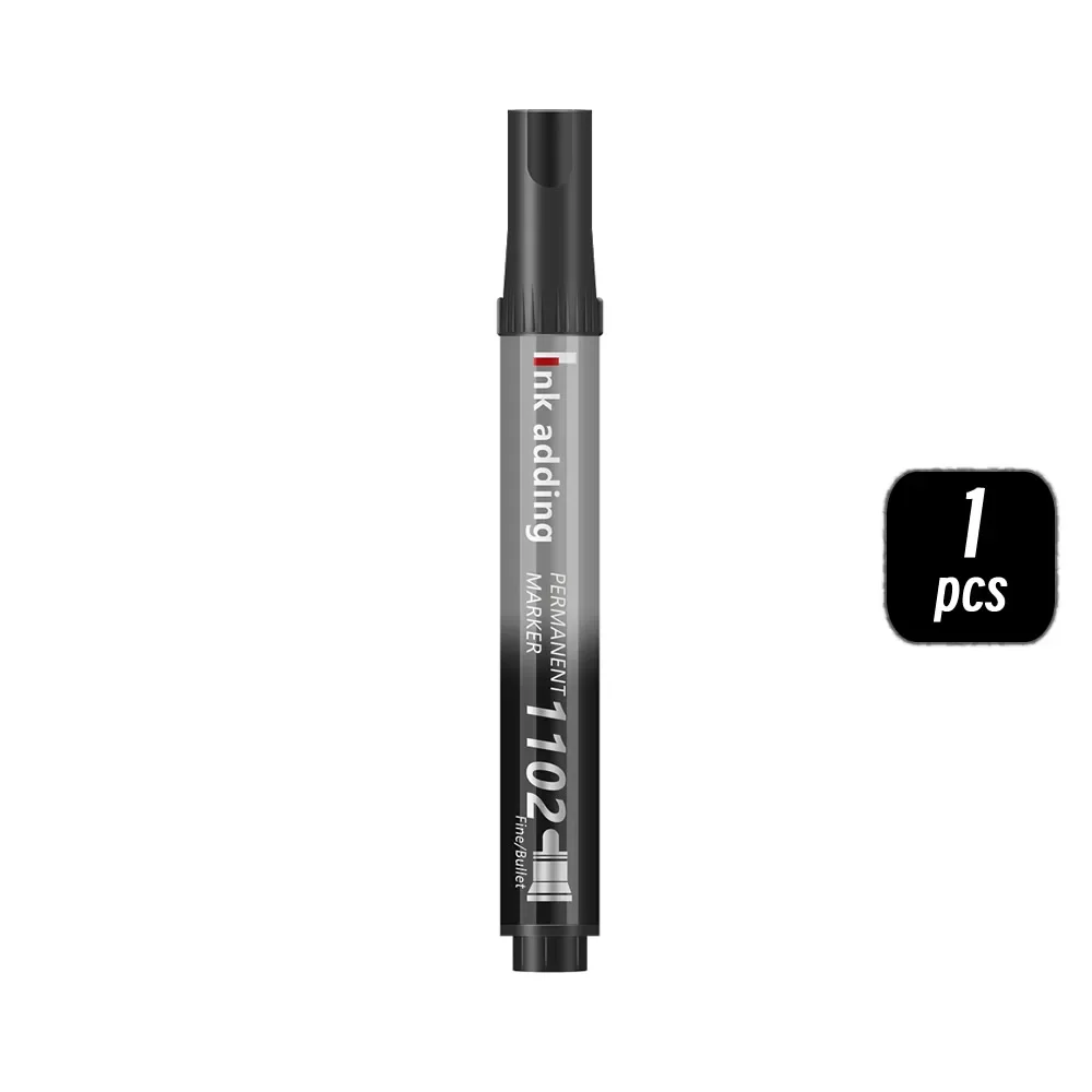 

Перманентные маркеры LOLEDE тонкий наконечник 2 мм, набор из 20 шт., красный, синий, черный