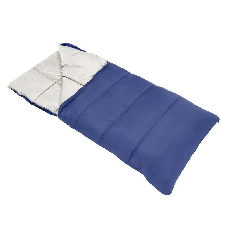 

40 Degree Rectangular Sleeping Bag, Blue, 33"x 75"