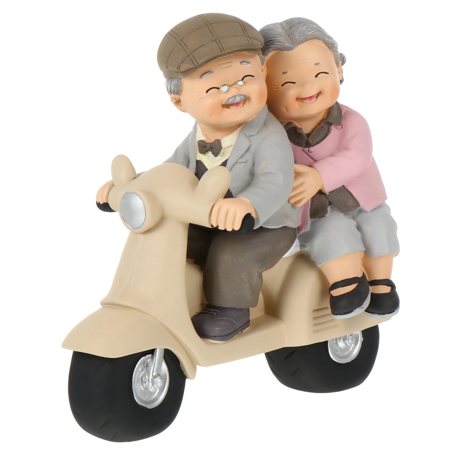 

Couple Figurines Elderly Grandparents Statue Anniversary Figurine Resin Cake Wedding Old Topper Grandma Figure Parents Sculpture