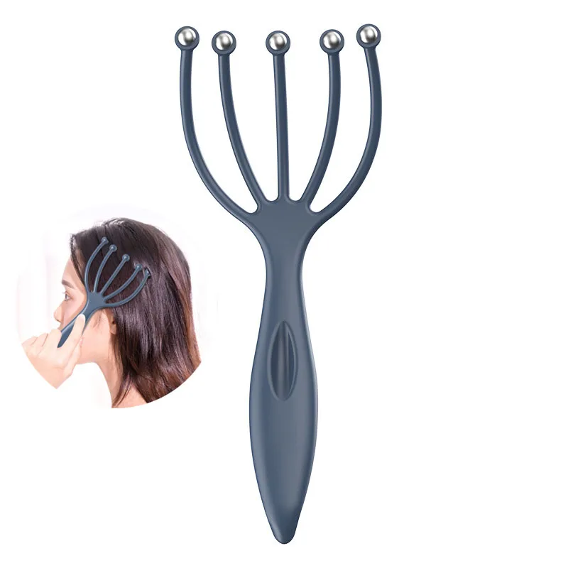 

Rakes For Scalp Head Massage Masazer Do Glowy Scalp Massager Steel Ball Head Massage Relaxation Five Finger Massager For Head