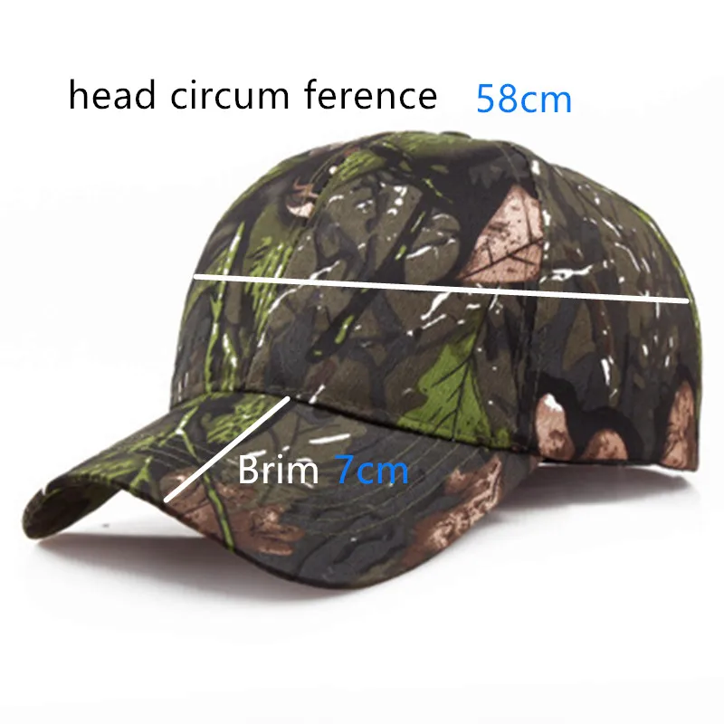 

New Tactical Camouflage Outdoor Sport Hunting Cap Men Jungle Stripe Hat Wild Breathable Military Army Camo Caps 2021 Wholesale