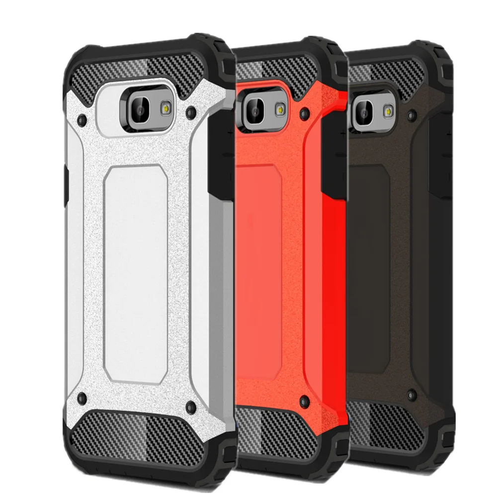 

for Samsung Galaxy A7 2017 Phone Case A720 A720F SM-A720 Silicone Rubber Armor Hard Back Phone Cover For Coque Samsung A7 (2017)