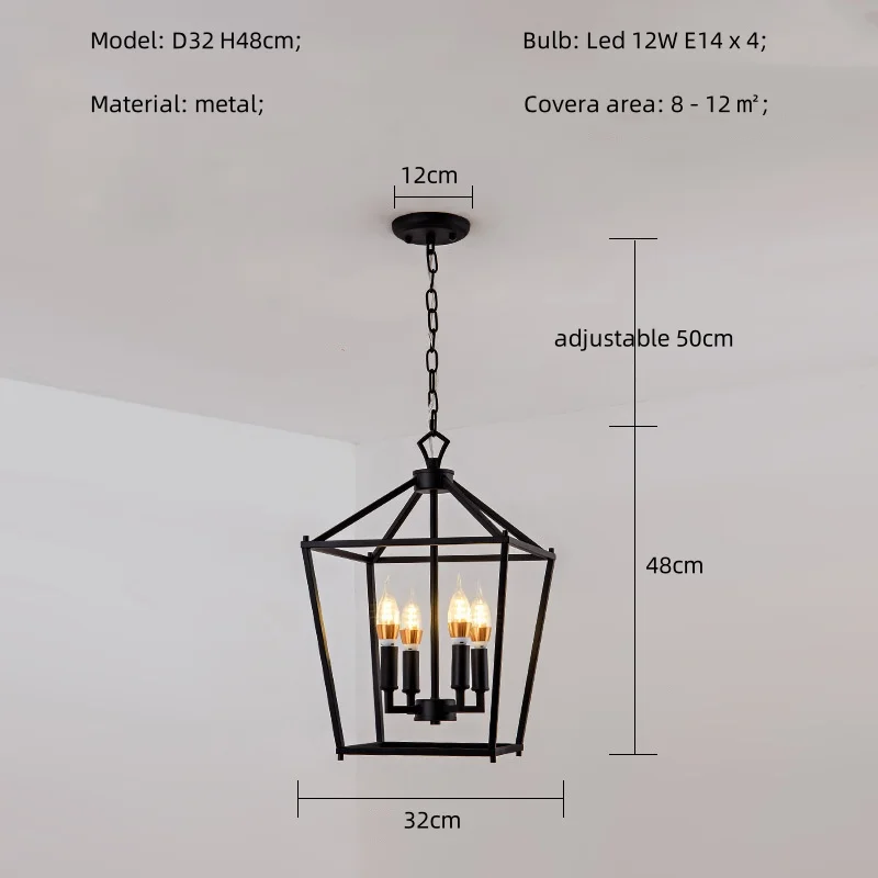 

Подвесные светильники SaloEElaitte, золотые, металлические, LED, 4 штуки