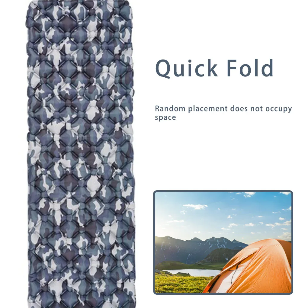 

Nylon Outdoor Sleeping Pad Waterproof Heats Insulated Nonslip Replacement Hiking Picnic Mat Cushion Accessories