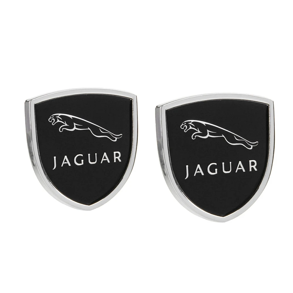 

1 Pair Car Side Sticker Metal Badge Emblem Decoration for Jaguar XE XF Sportbrake XJ XFR-S XK X-Type S-Type F-PACE Accessories