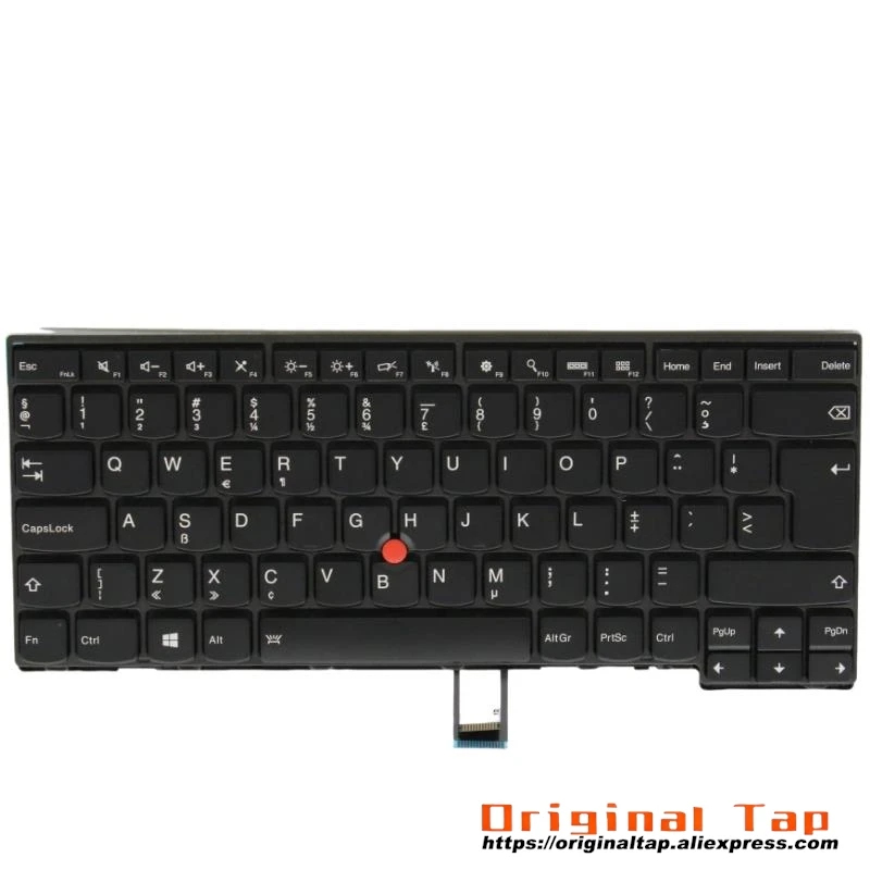 Клавиатура NL с голландской подсветкой для Lenovo Thinkpad T440 T440s T431s T440p T450 T450s T460 04X0120 00HW856
