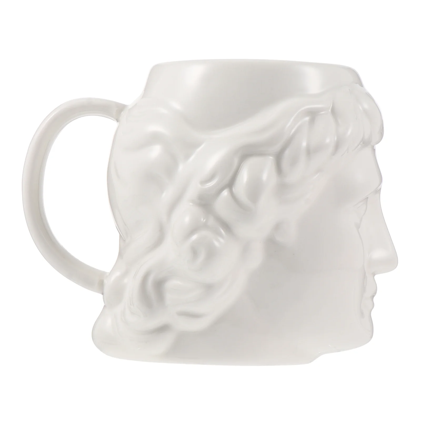 

Mug Ceramic Cup David Statue Coffee Head Sculpture Greek Ceramics Beverage Drinking Porcelain Tea Water Roman Bottle Household