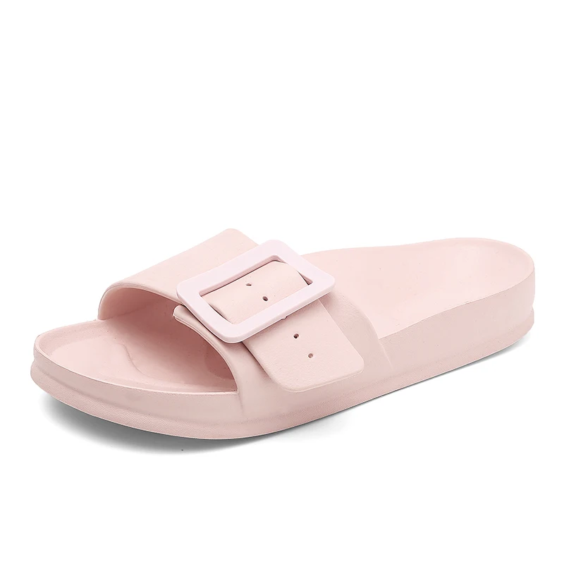 Summer EVA Slippers Women Flat Soft Comfort Indoor Outdoor Slides Women Flip Flops Beach Sandals 2023 New Korean Trend Design