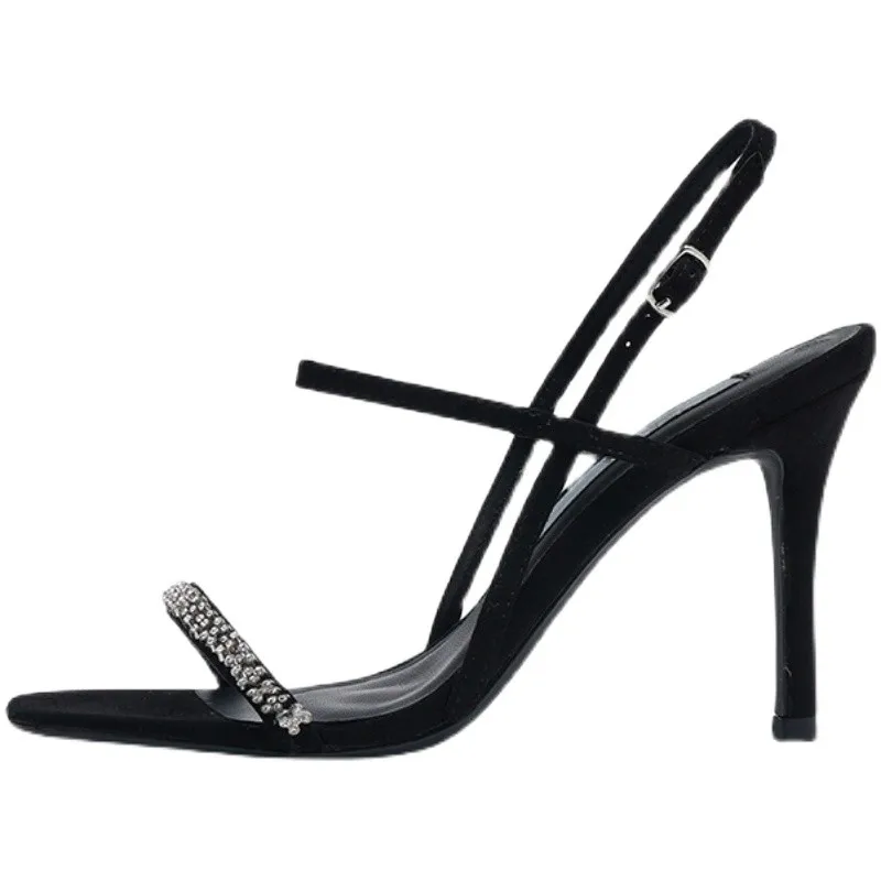 Женские босоножки с ремешком на щиколотке белые сандалии-гладиаторы тонком