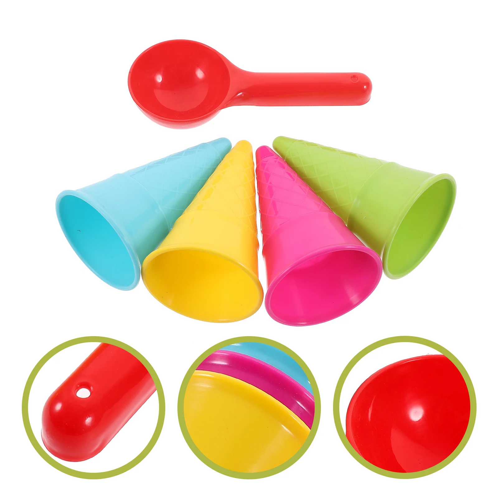 

Sand Playing Kids Beach Toys Ice Cream Molds Party Plaything Sandbox Seaside Plastic For