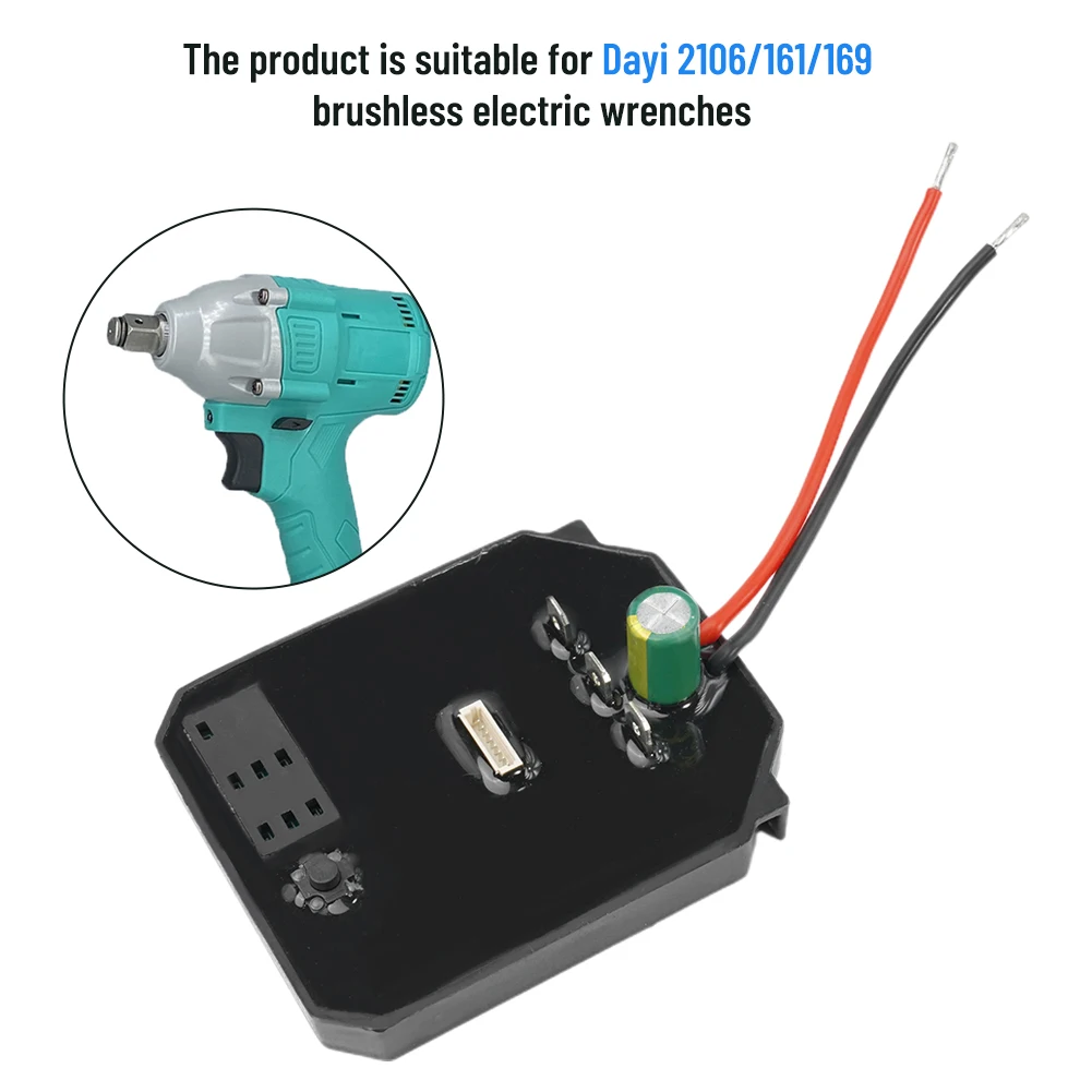 18V 300W 5.2*6.2cm 2106/161/169 Brushless Electric Wrench Switch Drive Board Controller Circuit Workshop Equipment Power Tools