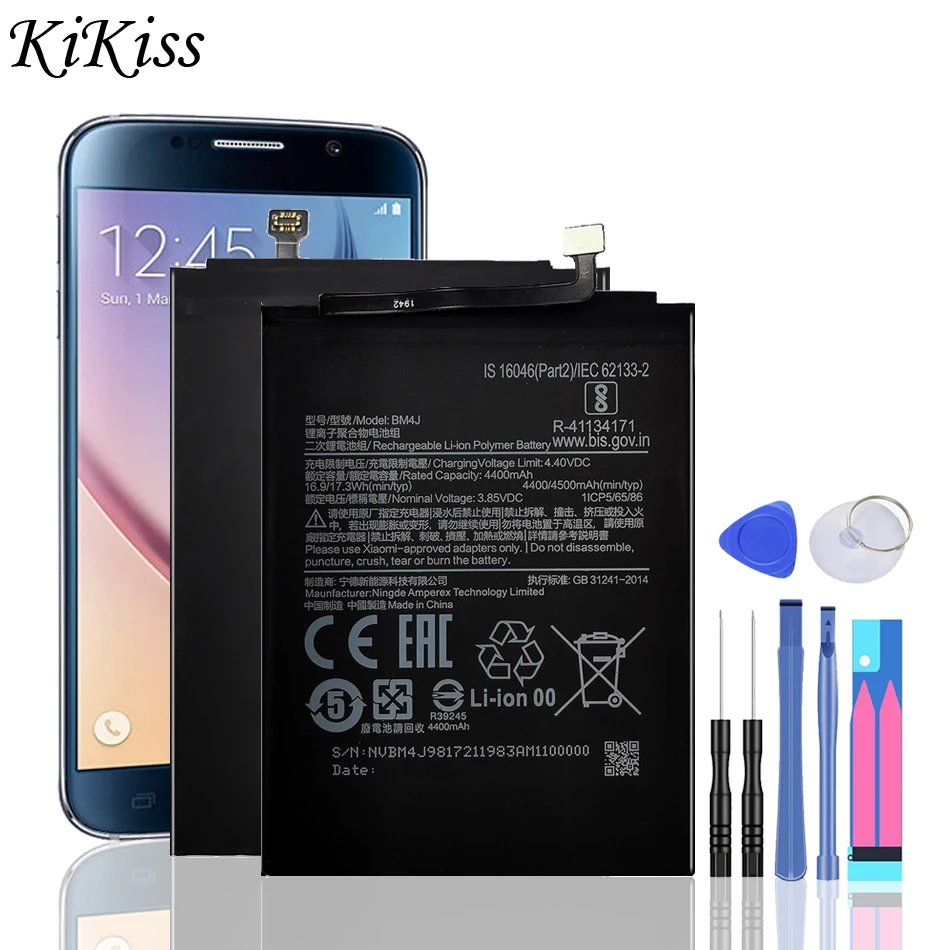 

For Xiao mi BM4J 4500mAh Battery For Xiaomi Redmi Note 8 Pro/Note8 Pro/Note 8Pro/Note 8Pro For Redrice BM 4J Batteria