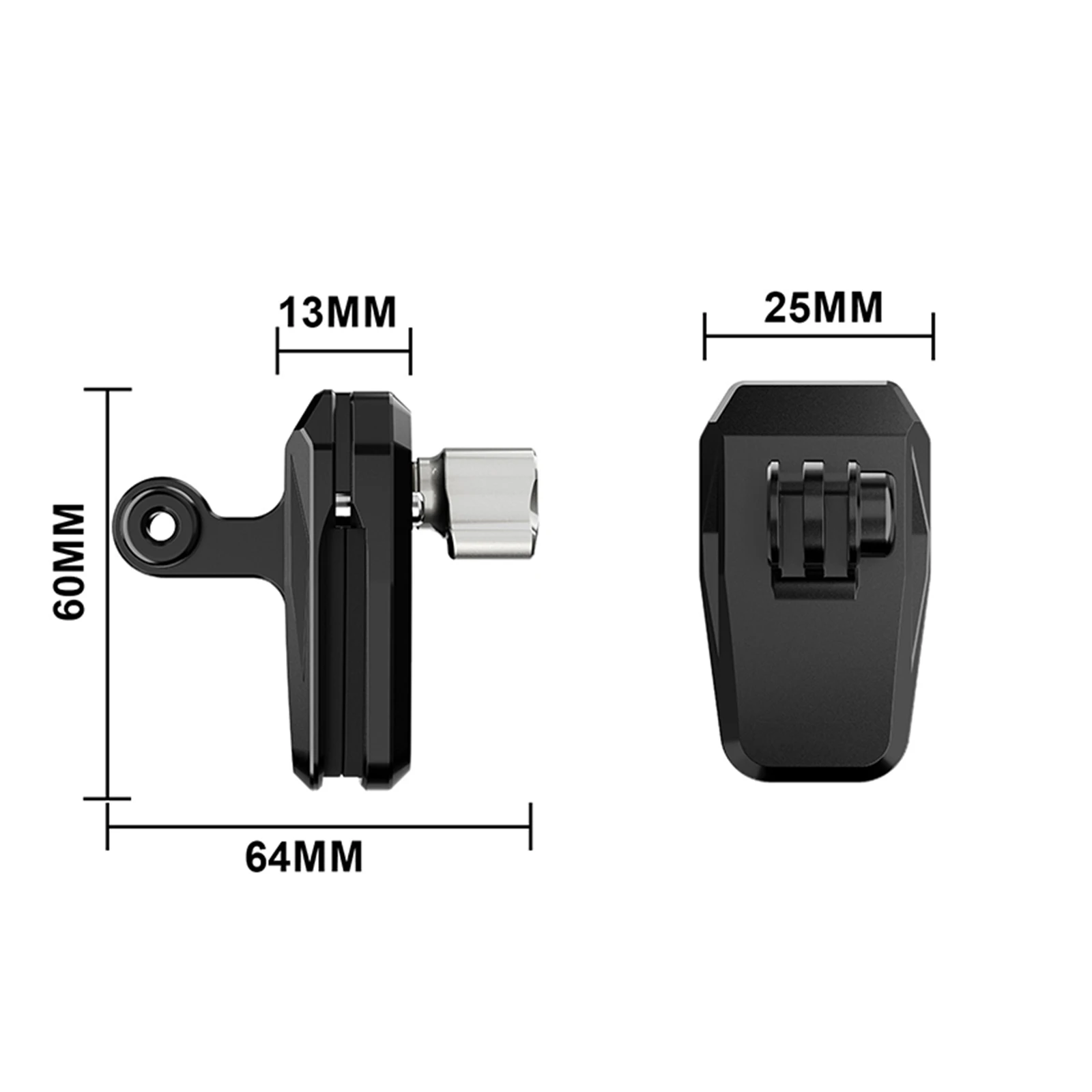 Крепление из алюминиевого сплава для GOPRO Action4/5 Insta360 универсальный кронштейн